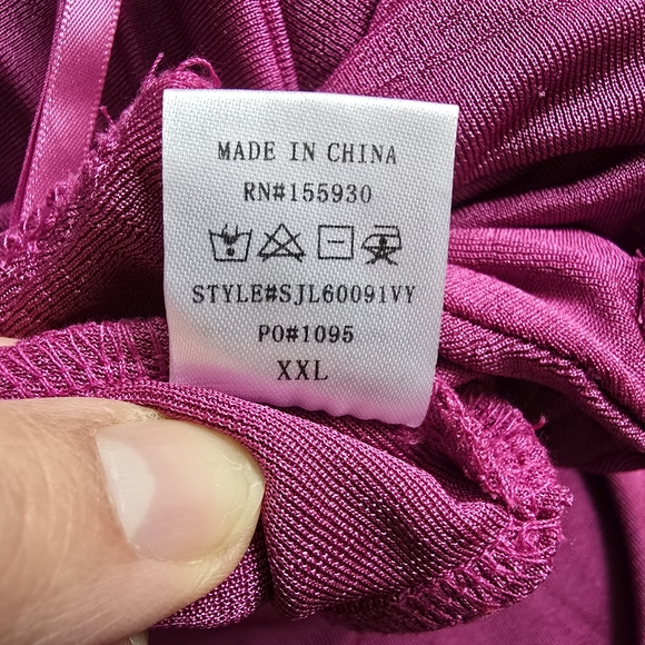 JLUXLABEL Pink Knotted Take You There High Slit Stretch Jersey Maxi Skirt​ - Picture 6 of 6